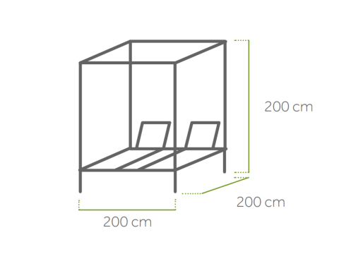 MWH Cubico Daybed
