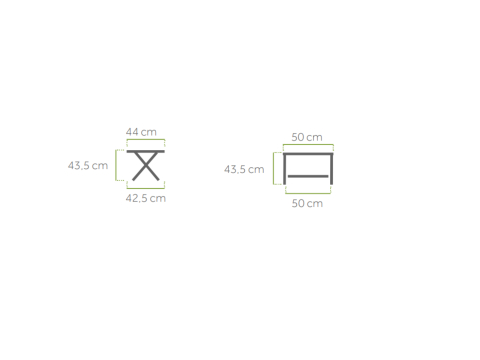 MWH Kedline Hocker Iron Grey