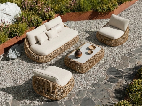 Royal Garden Norden Loungetisch 125,5x80,5x37,5cm