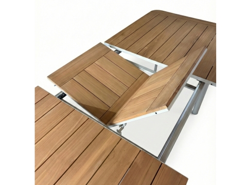 Royal Garden Kemo Ausziehtisch 216-276x111x76cm Teakholz