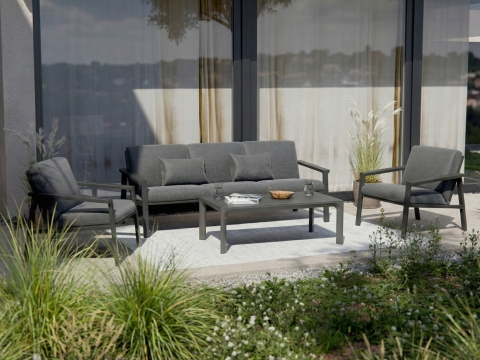 Royal Garden Focosa Loungesessel anthrazit